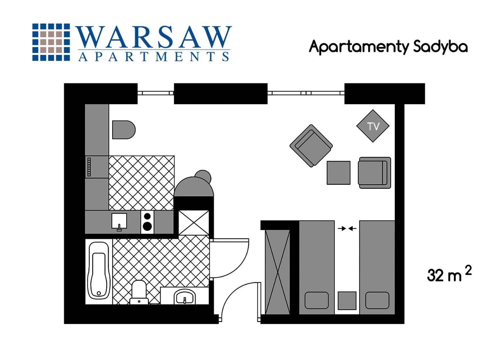 Warsaw Apartments - Apartamenty Sadyba Varsóvia Exterior foto